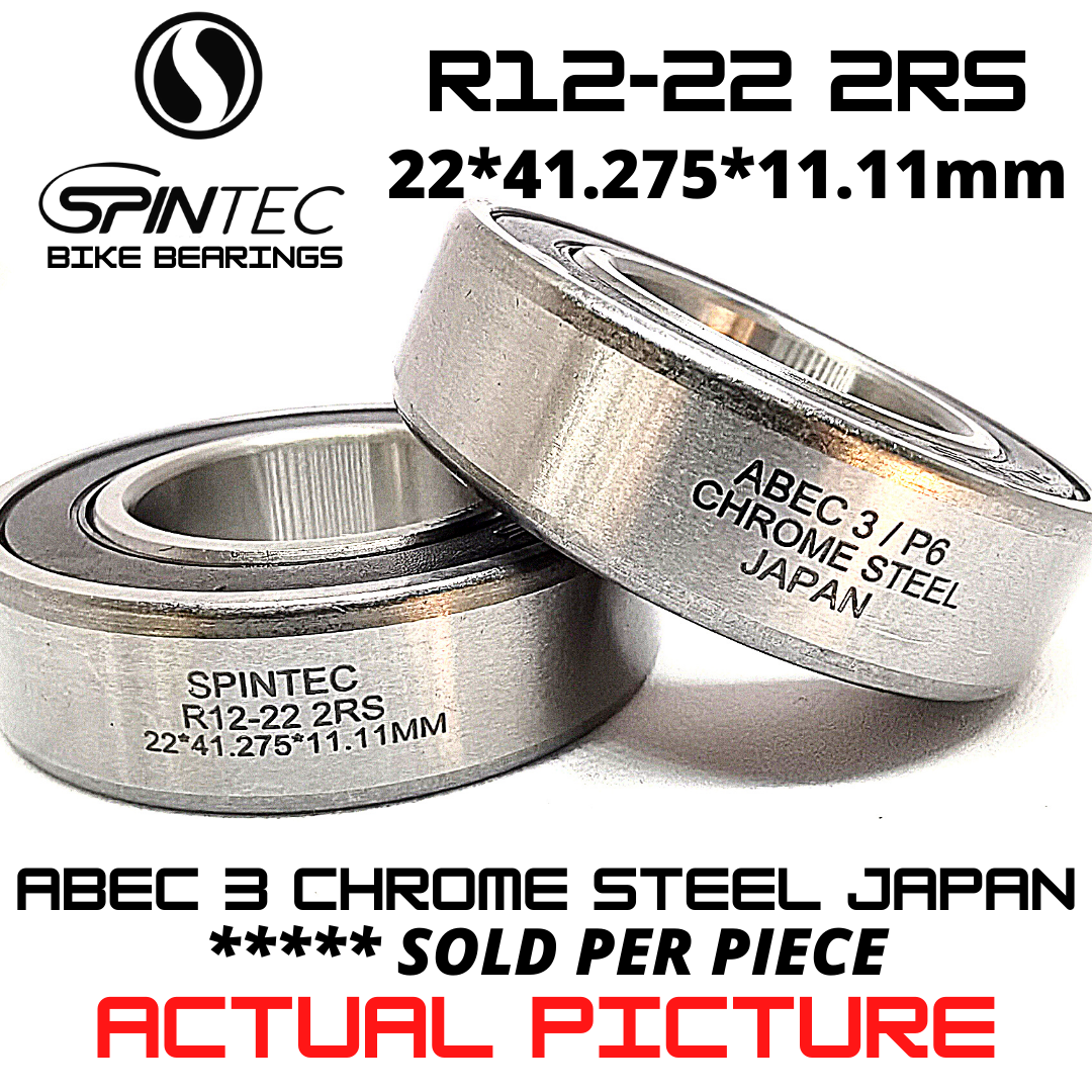 R12 22 RS 2RS JAPAN Chrome Steel Rubber Sealed Bearing for BMX