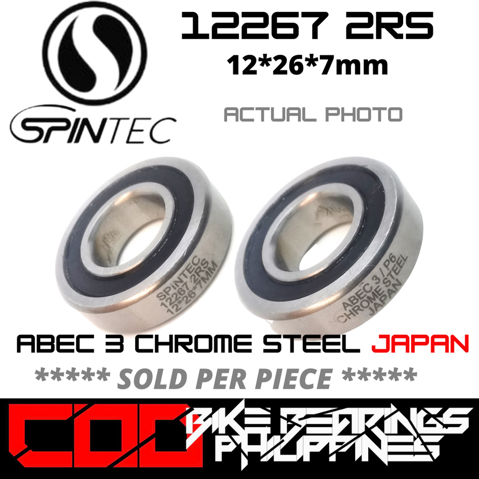 12267 RS / 2RS JAPAN Chrome Steel Rubber Sealed Bearing for Bike Hubs