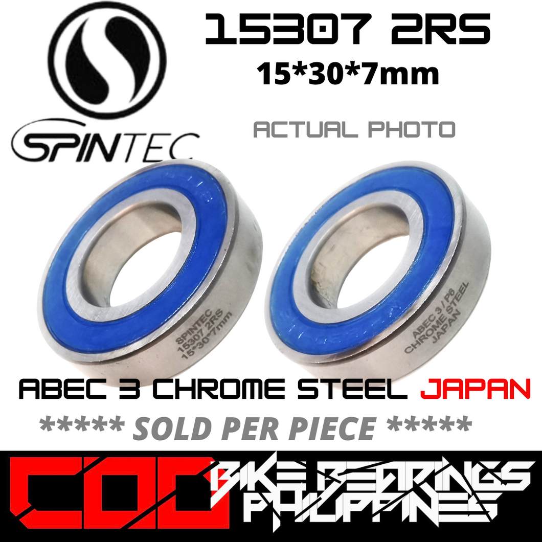 15307 RS / 2RS JAPAN Chrome Steel Rubber Sealed Bearing for Bike Hubs