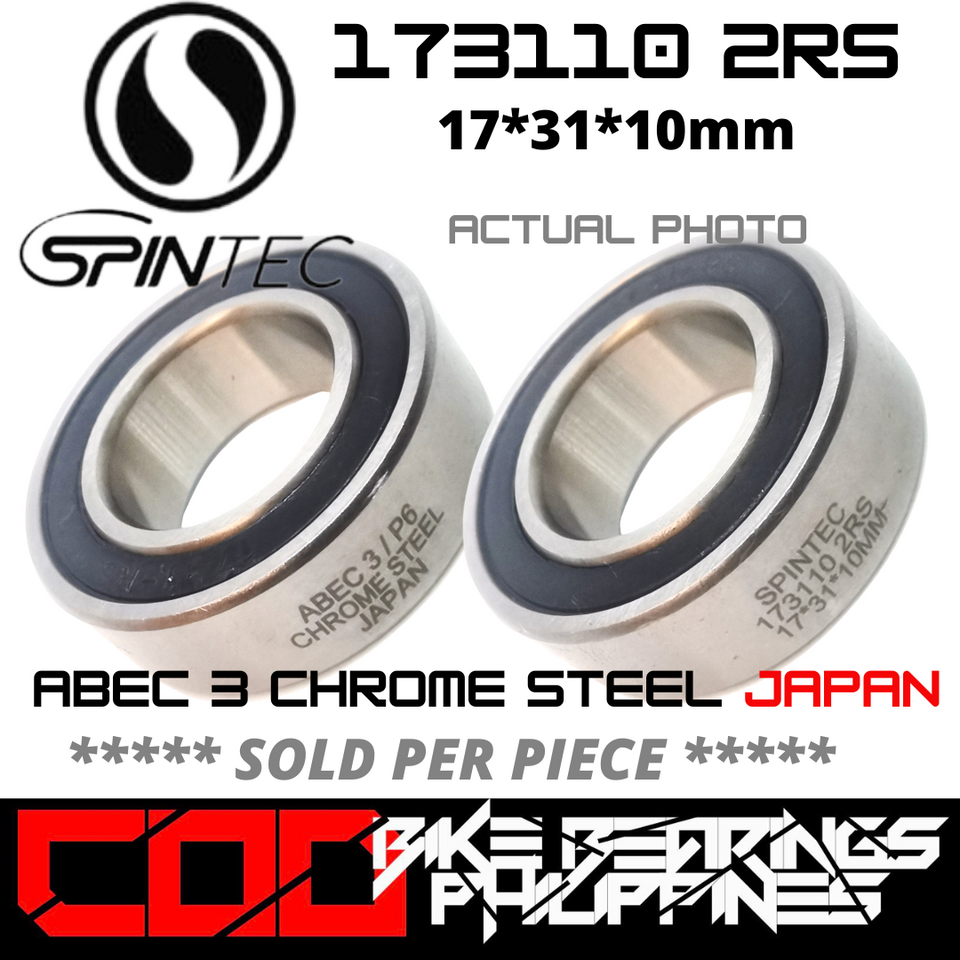 173110 RS / 2RS JAPAN Chrome Steel Rubber Sealed Bearing for Bike Bottom Brackets