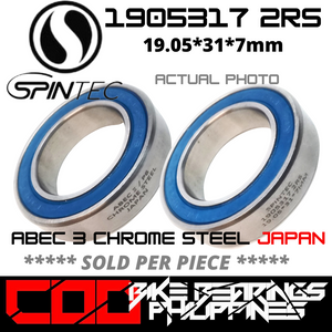 1905317 RS / 2RS JAPAN Chrome Steel Rubber Sealed Bearing for Bike Bottom Brackets