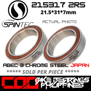 215317 RS / 2RS JAPAN Chrome Steel Rubber Sealed Bearing for Bike Bottom Brackets