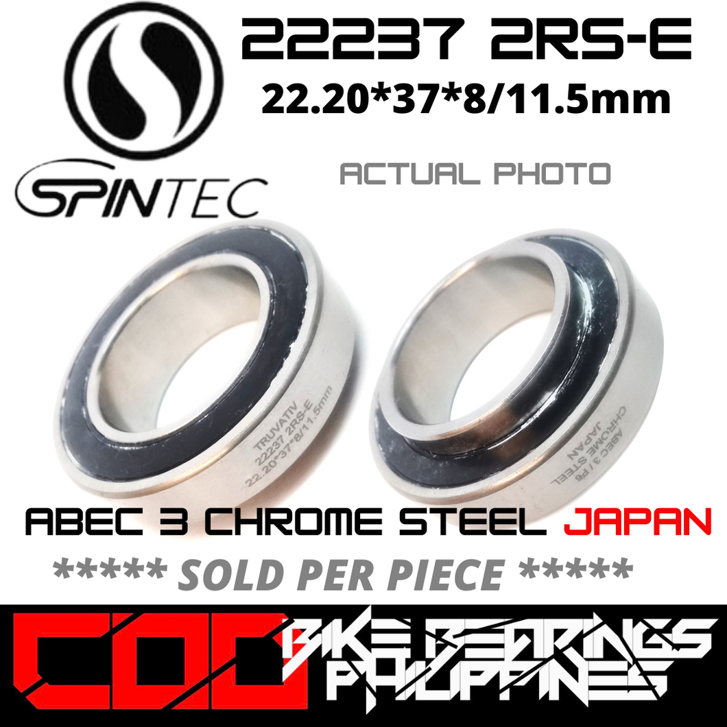 22237 RS / 2RS JAPAN Chrome Steel Rubber Sealed Bearing for Bike Bottom Brackets