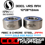 3001 VRS MAX JAPAN Chrome Steel Rubber Sealed Bearing for Full Suspension Frames