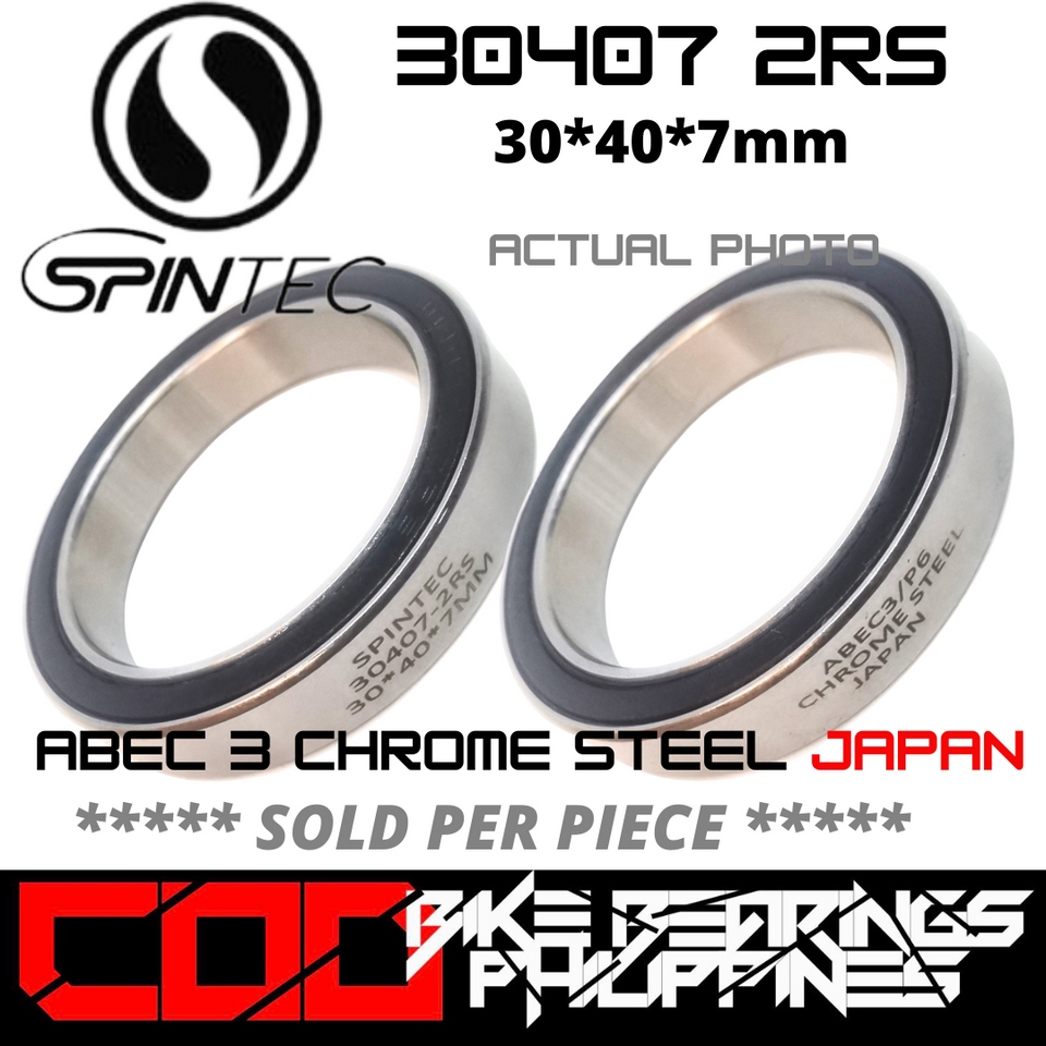 30407 RS / 2RS JAPAN Chrome Steel Rubber Sealed Bearing for Bike Bottom Brackets