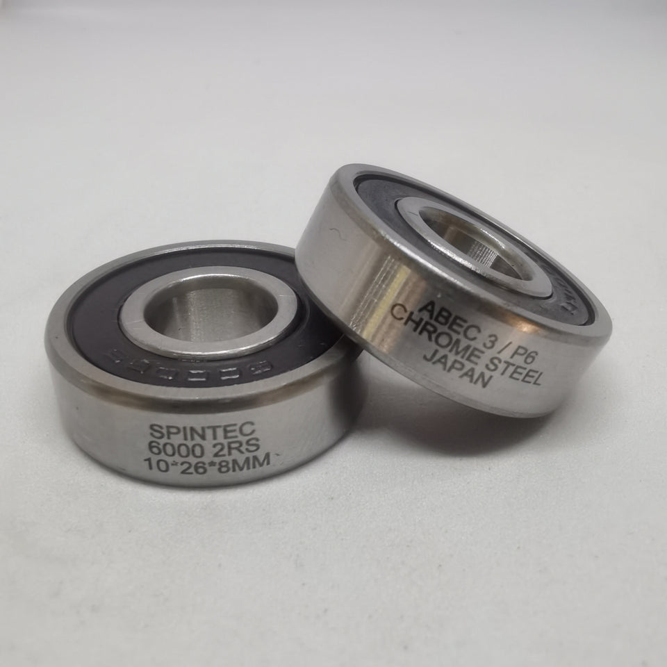 6000 RS / 2RS JAPAN Chrome Steel Rubber Sealed Bearing for Bike Hubs