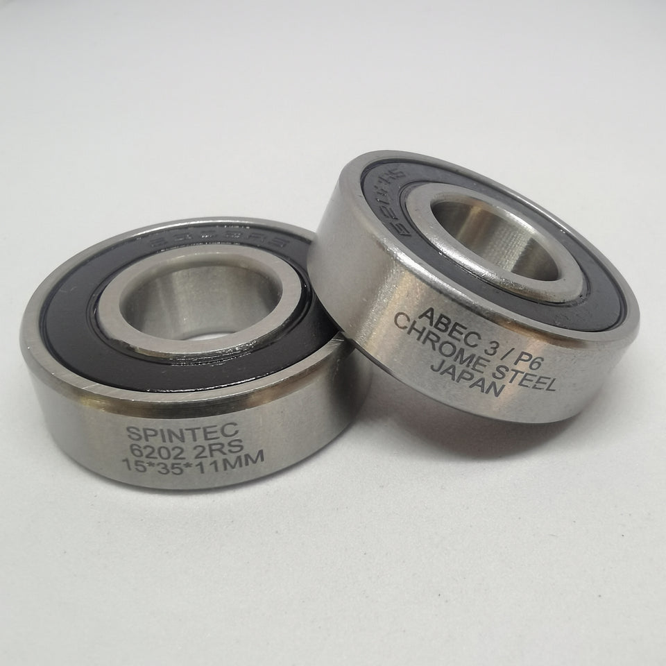 6202 RS / 2RS JAPAN Chrome Steel Rubber Sealed Bearing for Bike Hubs