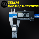 6205 2RS 440C Stainless Steel Bearing 25x52x15mm - Spintec