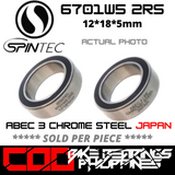 6701W5 RS / 2RS Chrome Steel JAPAN  Rubber Sealed Bearing for Bike Pedals