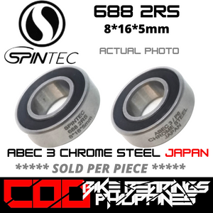 688 RS / 2RS JAPAN Chrome Steel Rubber Sealed Bearing for Bike Pedals