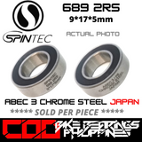 689 RS / 2RS JAPAN Chrome Steel Rubber Sealed Bearing for Bike Pedals