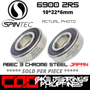 6900 RS / 2RS JAPAN Chrome Steel Rubber Sealed Bearing for Bike Hubs