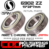 6902ZZ JAPAN Chrome Steel Metal Sealed Bearings for Bike Hubs