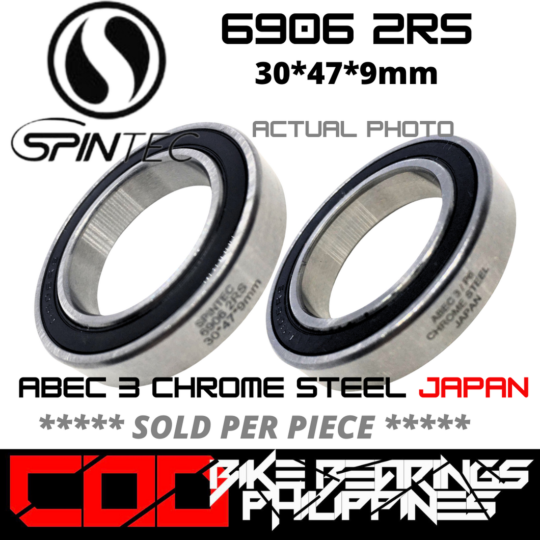 6906 RS / 2RS JAPAN Chrome Steel Rubber Sealed Bearing for Bikes