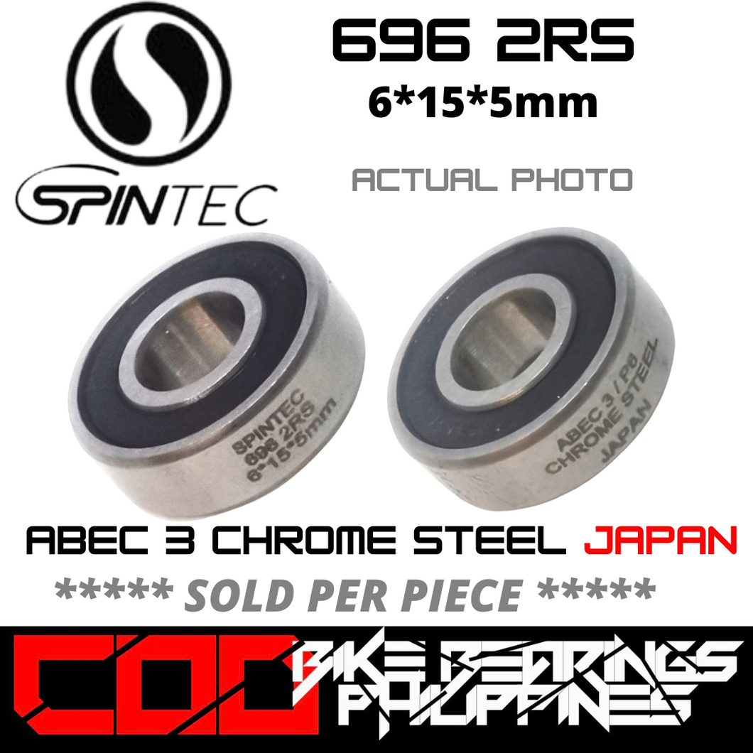 696 RS / 2RS JAPAN Chrome Steel Rubber Sealed Bearing for Bicycles