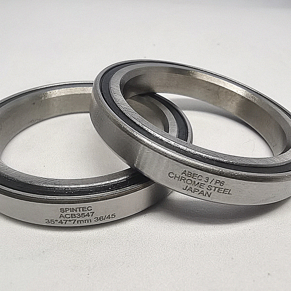 ACB3547H7 Chrome Steel JAPAN Rubber Sealed Bearing for Bike Headsets