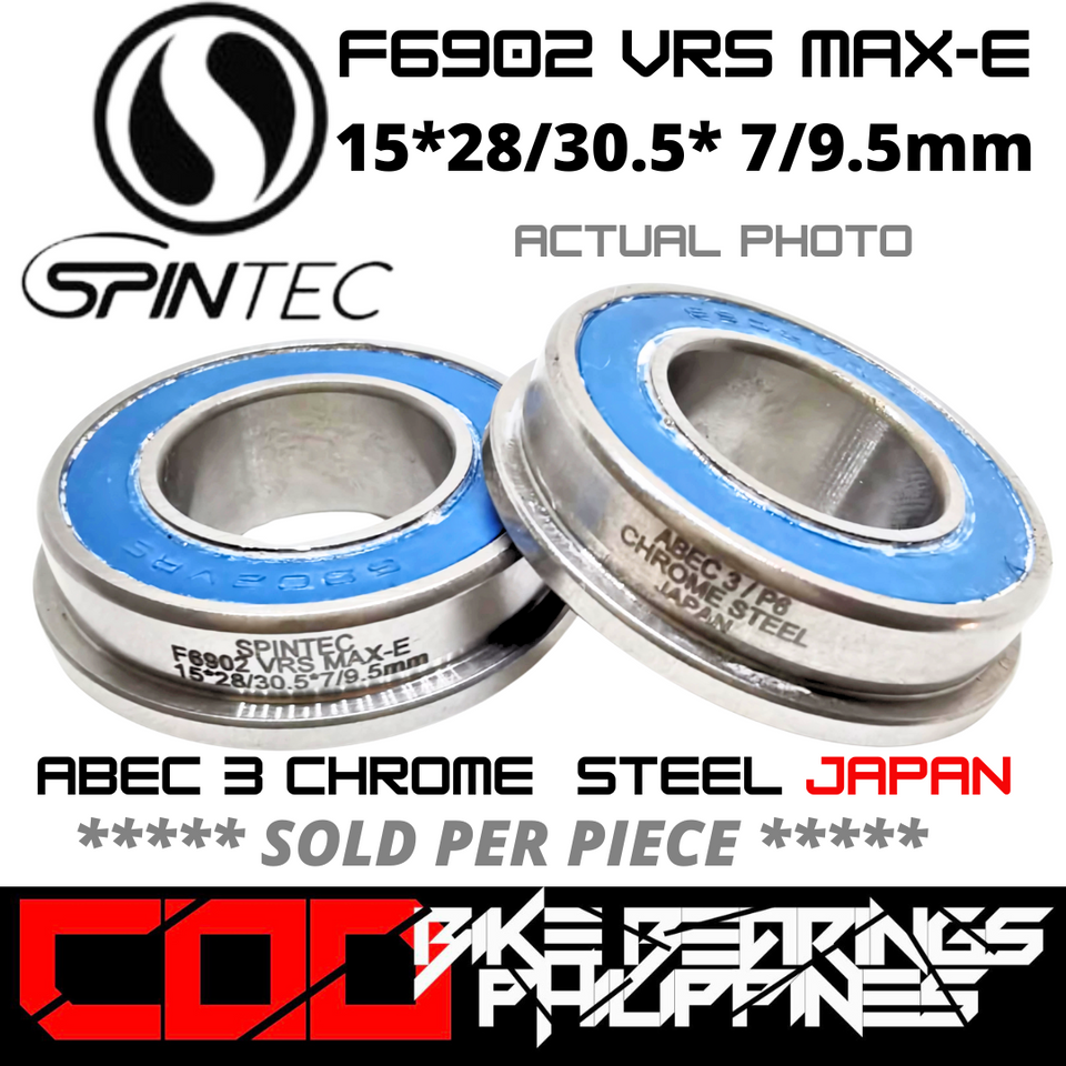 F6902 VRS MAX-E Chrome Steel JAPAN Rubber Sealed Bearing for Full Sus Bike Frames