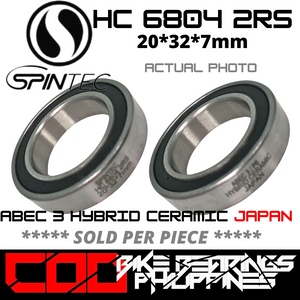 HC 6804 2RS HYBRID CERAMIC JAPAN Bearings for Bike Hubs