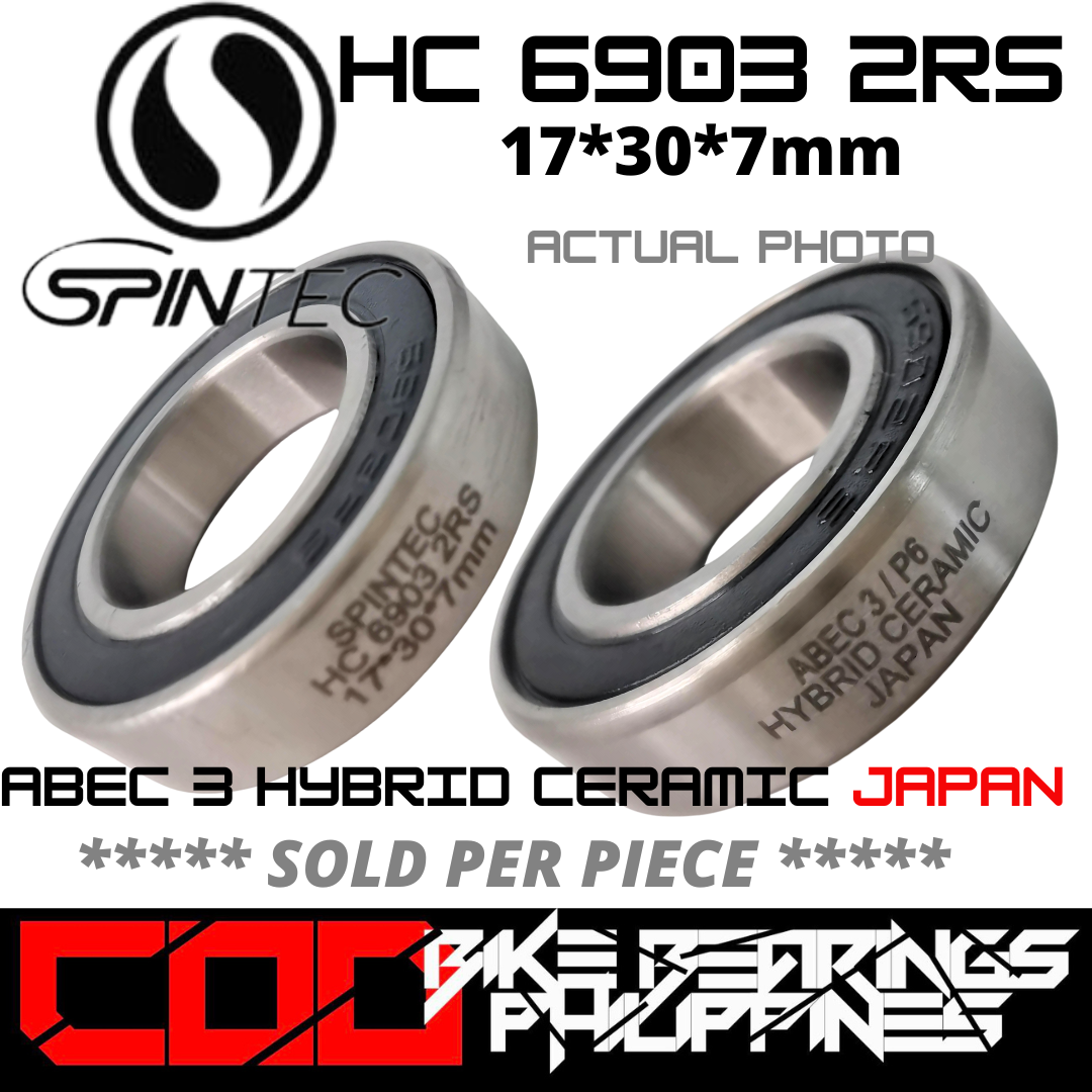 HubDoctor 4x 6903-2RS Hybrid Ceramic Bearings (Si3N4) – 4 Pieces