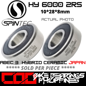 HY6000 RS / 2RS Hybrid Ceramic JAPAN Rubber Sealed Bearing for Bike Hubs