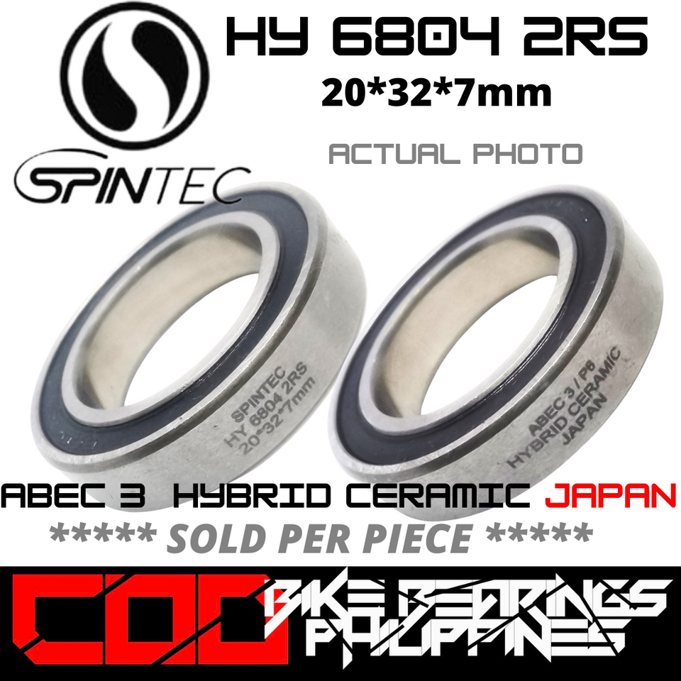 6804-2RS Hybrid Ceramic Bearing Si3N4 Sealed ABEC-5 6804-2RS Hybrid Ceramic Bearing Si3N4 Sealed ABEC-5
