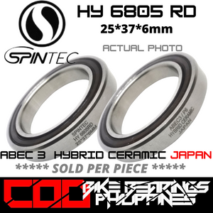 HY6805RD Hybrid Ceramic JAPAN Rubber Sealed Bearing for Bike Bottom Brackets