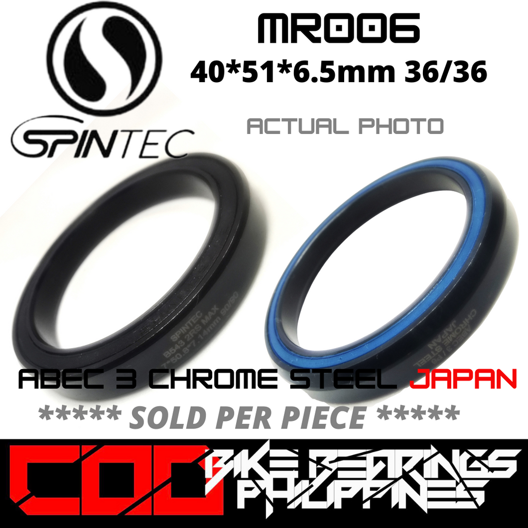 MR006 JAPAN Chrome Steel Rubber Sealed Bearing for Bike Headsets