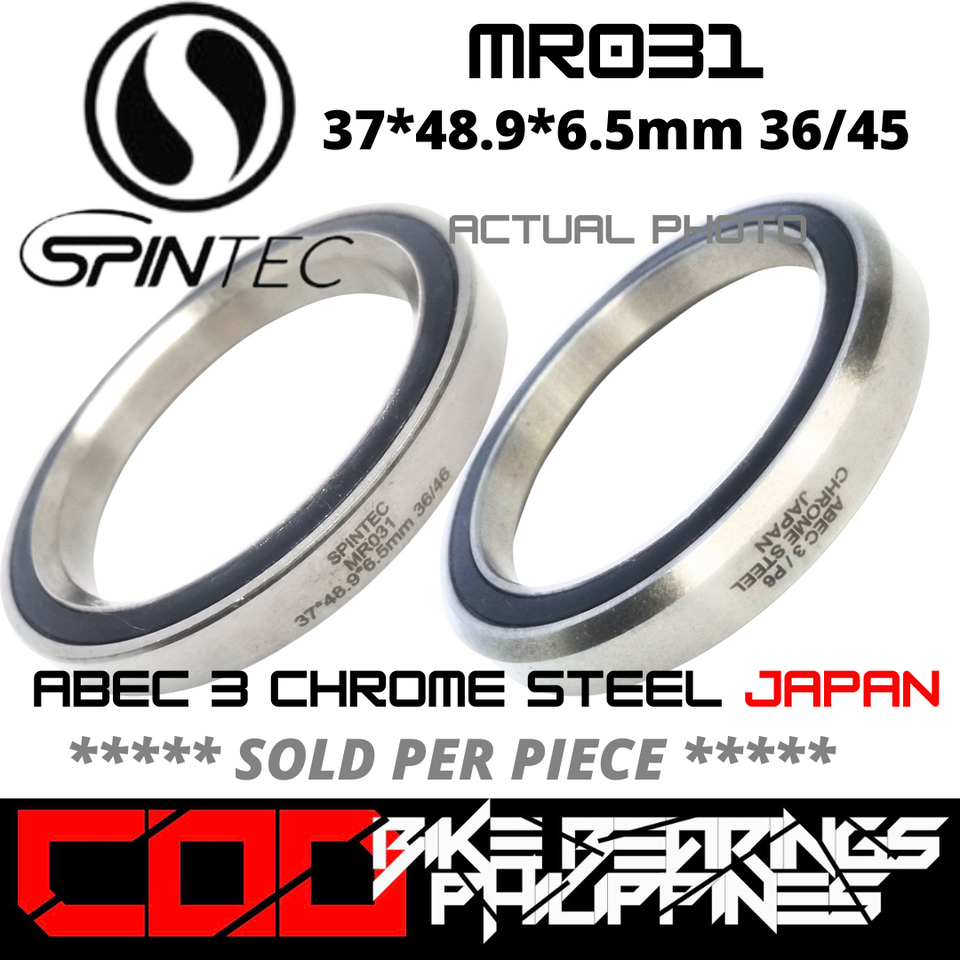 MR031 JAPAN Chrome Steel Rubber Sealed Bearing for Bike Headsets