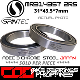 MR 314357 2RS Japan Chrome Steel Rubber Sealed Bearings for Bike Bottom Brackets