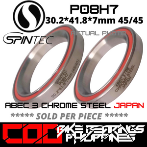 P08H7 Japan Chrome Steel Rubber Sealed Bearings for Bike Hubs