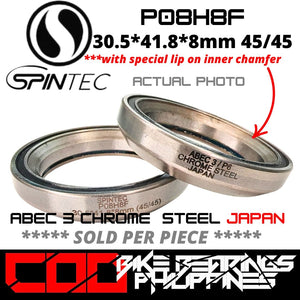 P08H8F / P08F Japan Chrome Steel Rubber Sealed Bearings for Bike Headsets