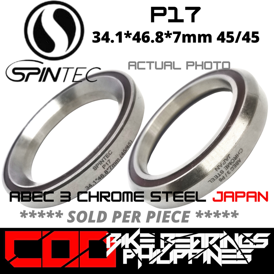 P17 / 47mm JAPAN Chrome Steel Rubber Sealed Bearing for Bike Headsets