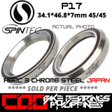 P17 / 47mm JAPAN Chrome Steel Rubber Sealed Bearing for Bike Headsets