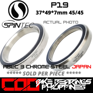 P19 / 49mm JAPAN Chrome Steel Rubber Sealed Bearing for Bike Headsets