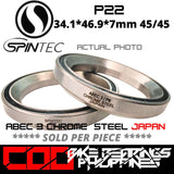 P22 Japan Chrome Steel Rubber Sealed Bearings for Bike Headsets