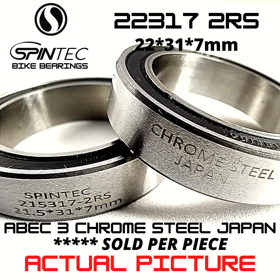 22317 RS / 2RS JAPAN Rubber Sealed Bearing for BMX Bottom Brackets