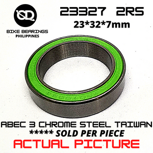 23327 RS / 2RS TAIWAN Chrome Steel Rubber Sealed Bearing for Bike Hubs