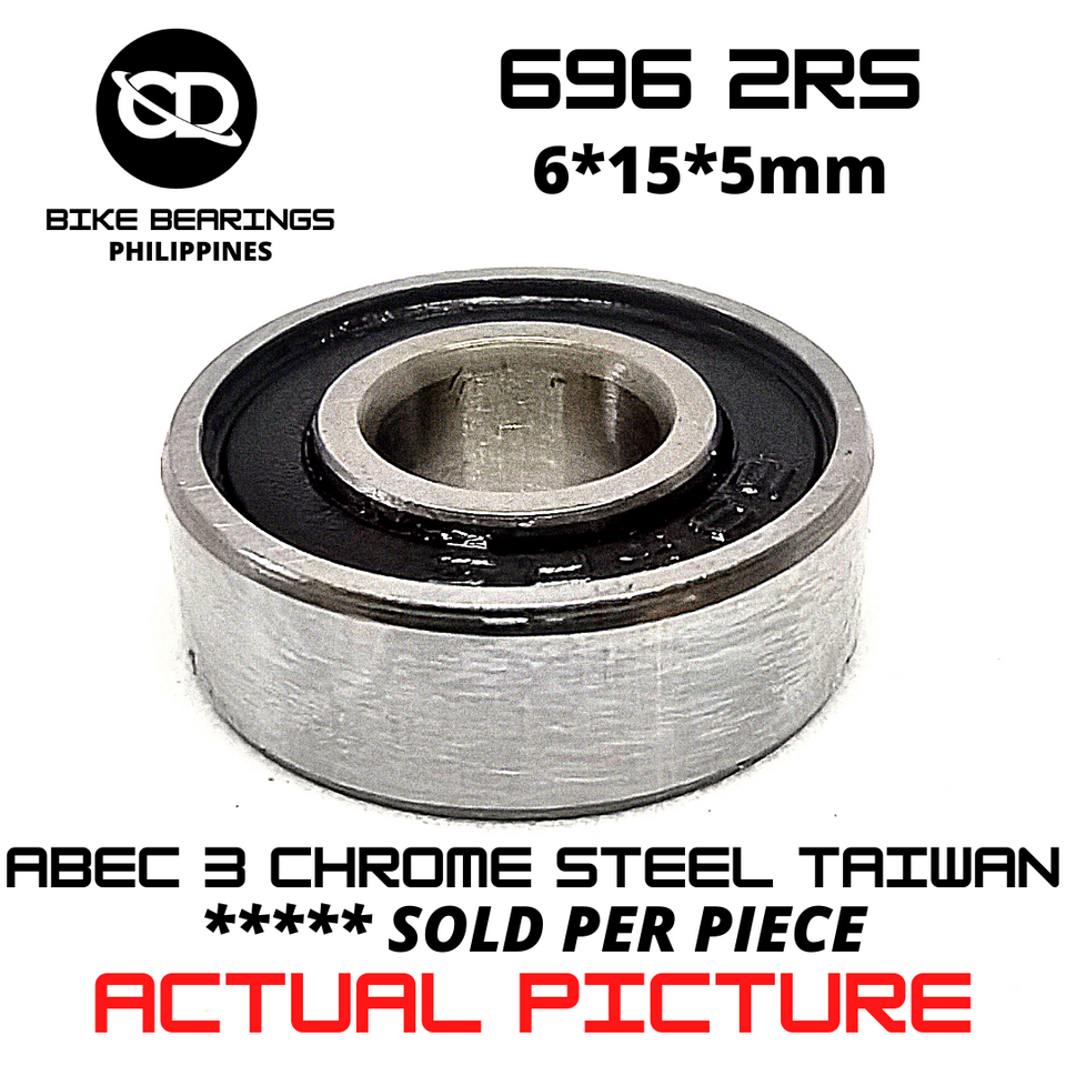 696 RS / 2RS TAIWAN Chrome Steel Rubber Sealed Bearing for Bike Pedals