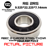 R6 RS / 2RS TAIWAN Chrome Steel Rubber Sealed Bearing for Bike Hubs